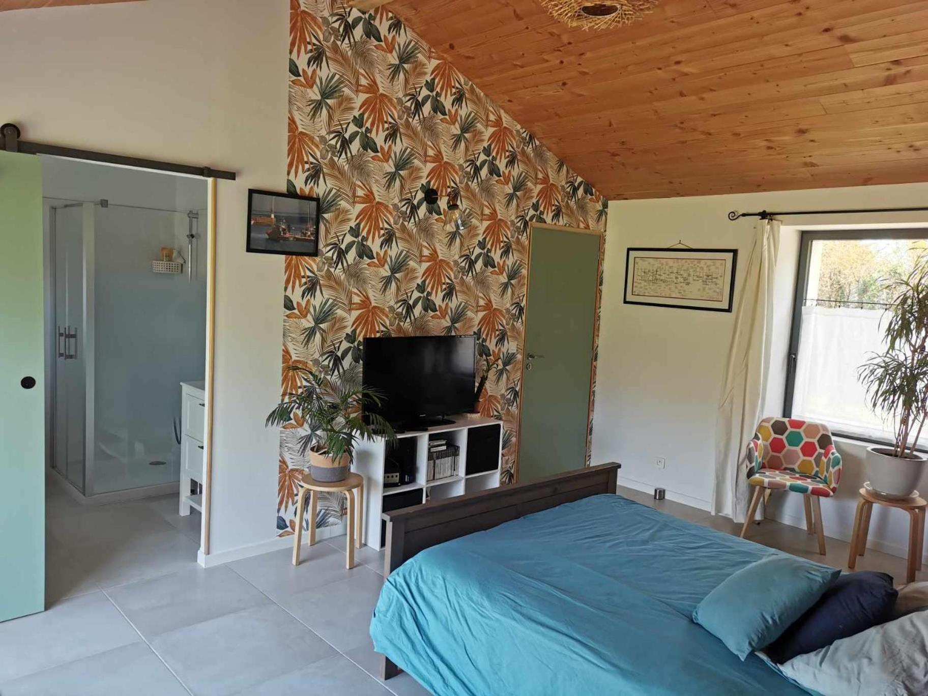Charmante Maisonnee A La Campagne La Garnache Exterior foto